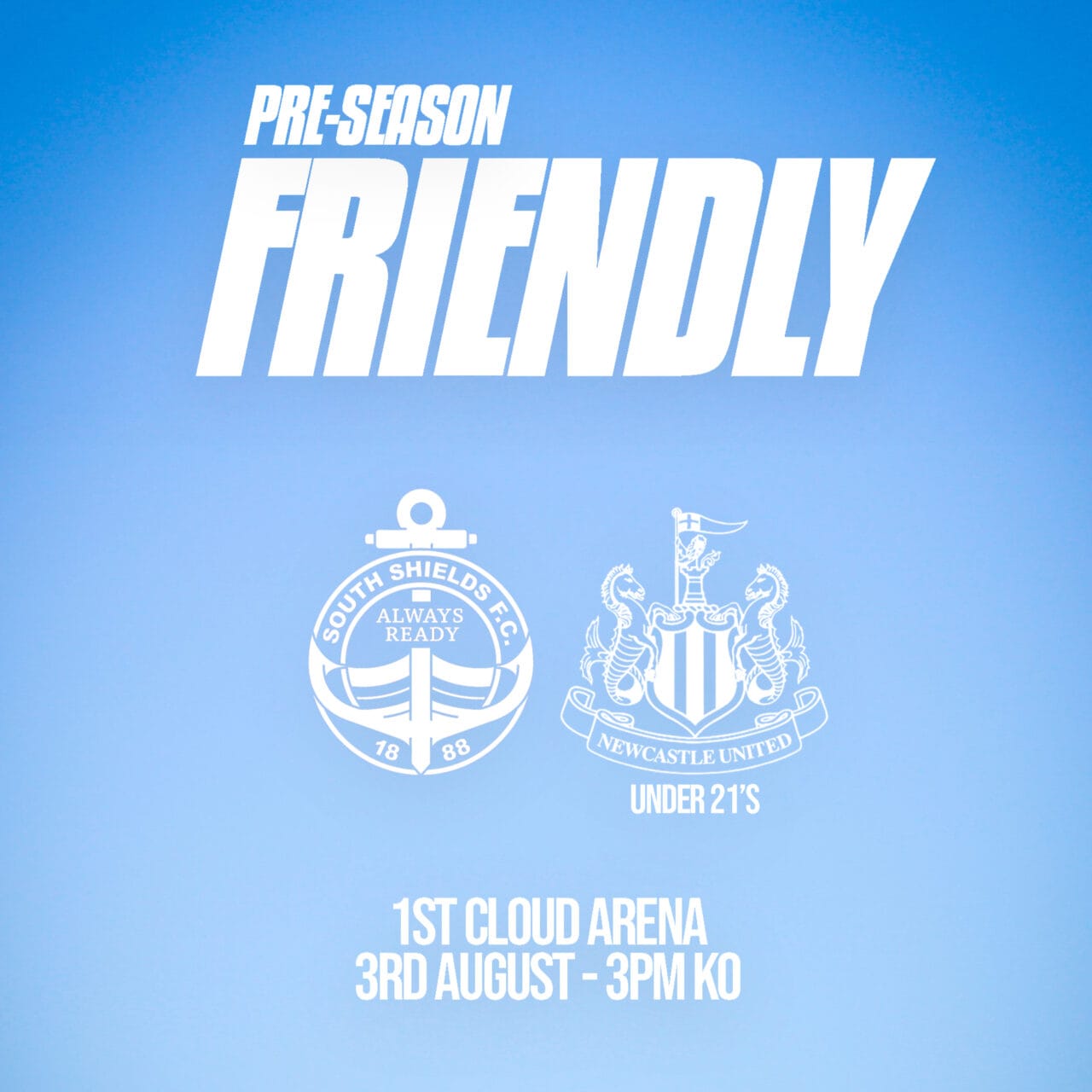 Pre-Season Friendly: Newcastle U21’s (H)