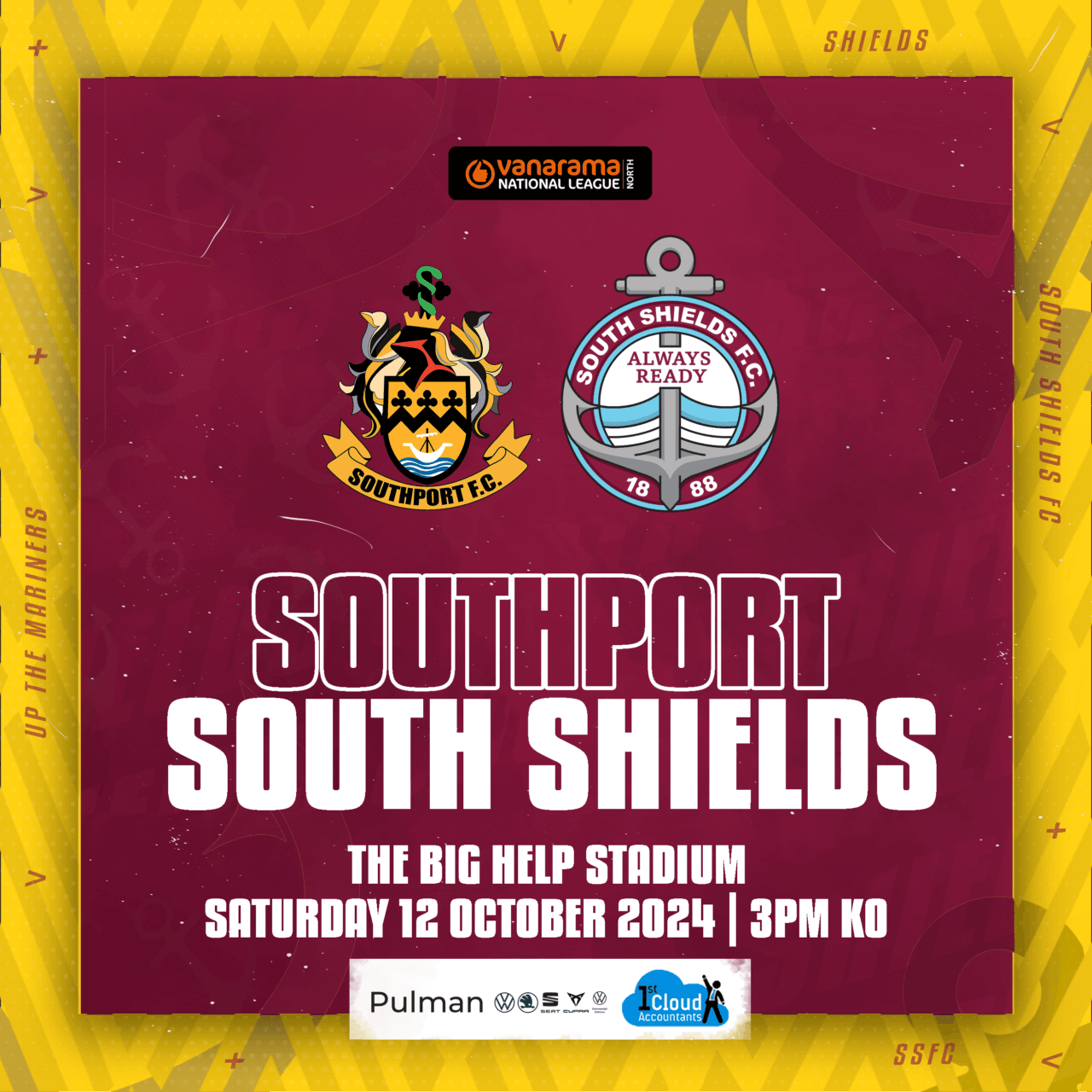 FIXTURE REARRANGED (Southport vs South Shields)