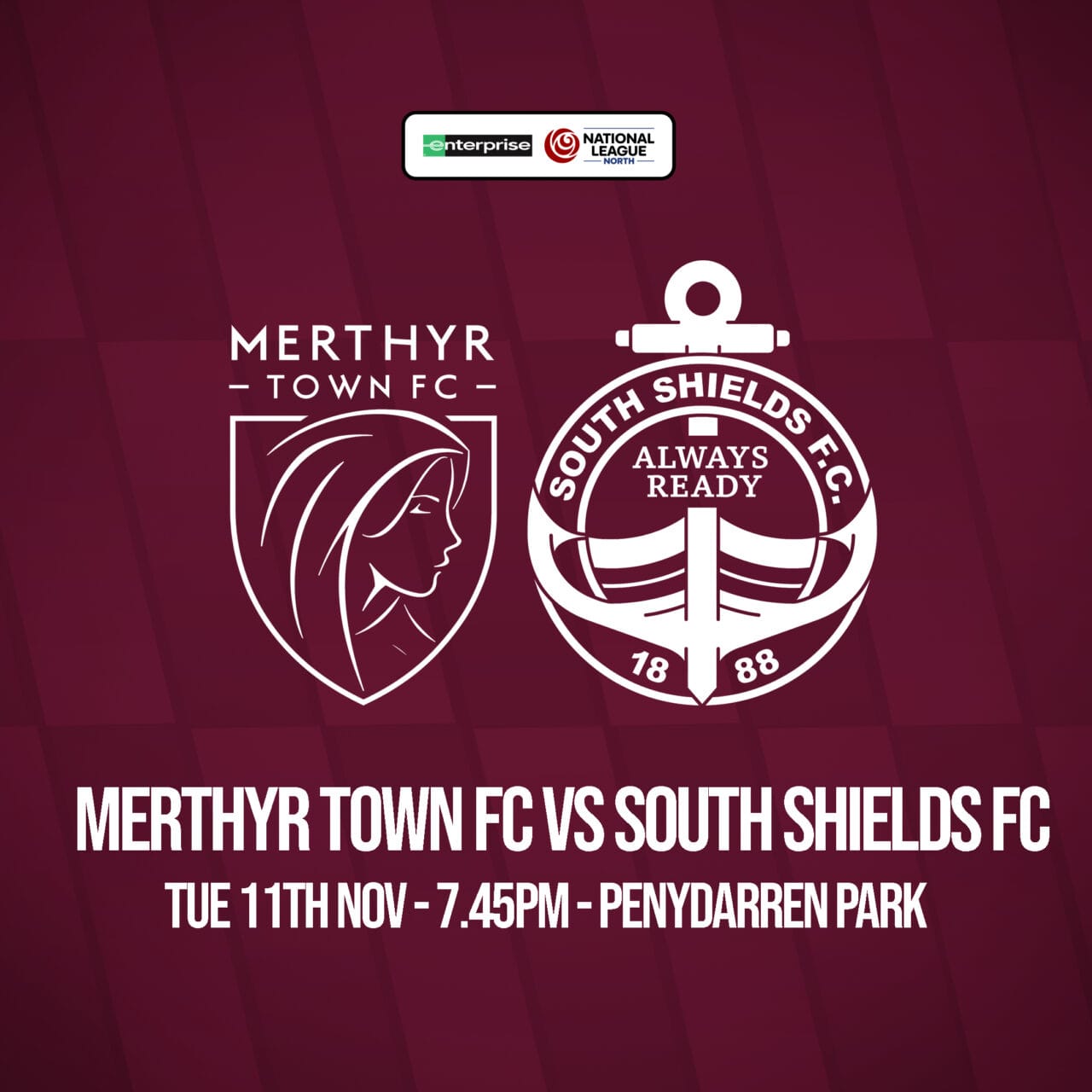 MERTHYR TOWN FIXTURE RESCHEDULED