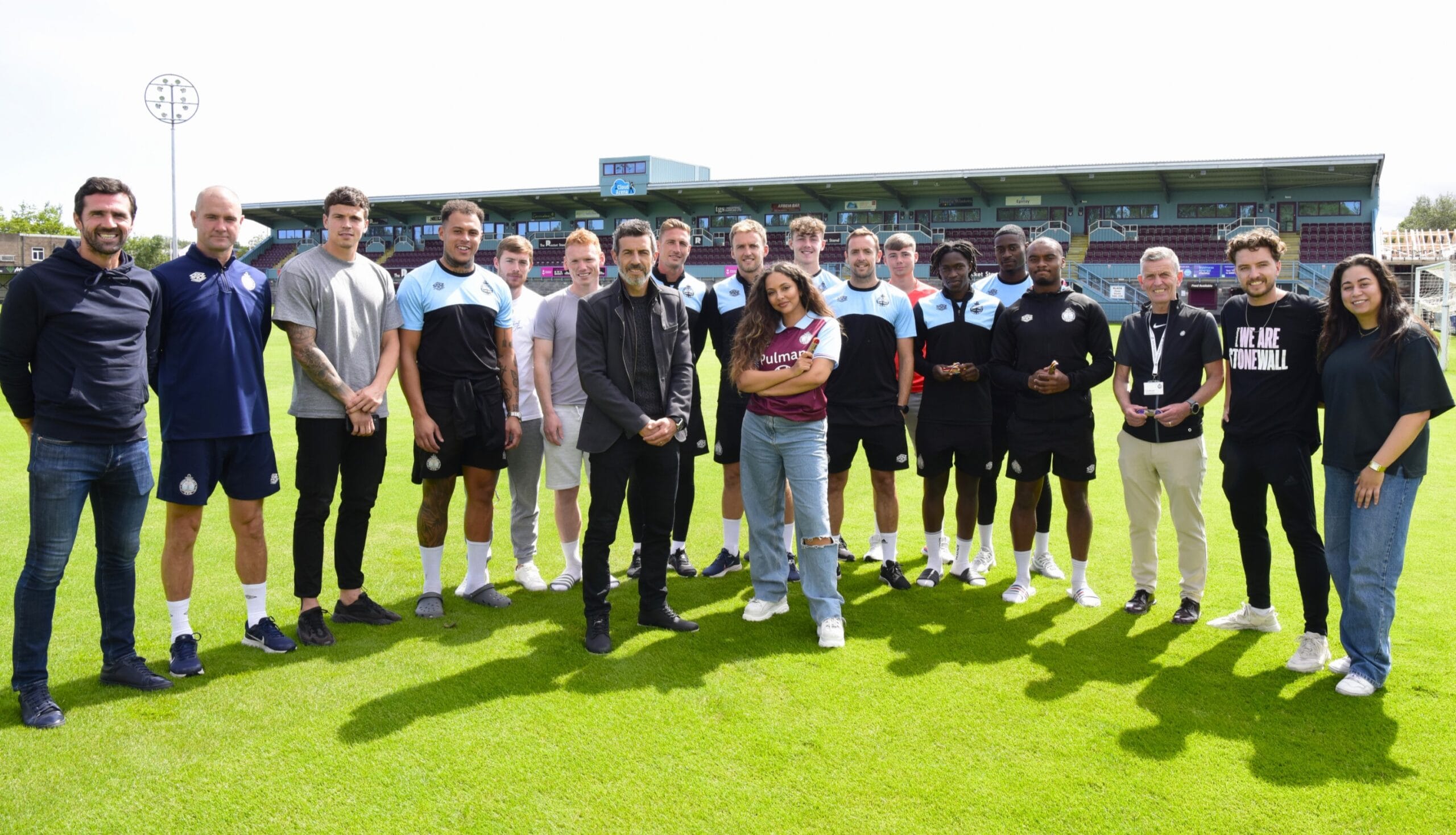 South Shields FC players and staff participate in Stonewall workshops
