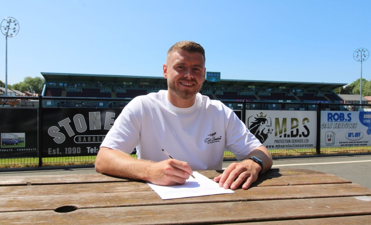 Paul Blackett joins Shields from Spennymoor