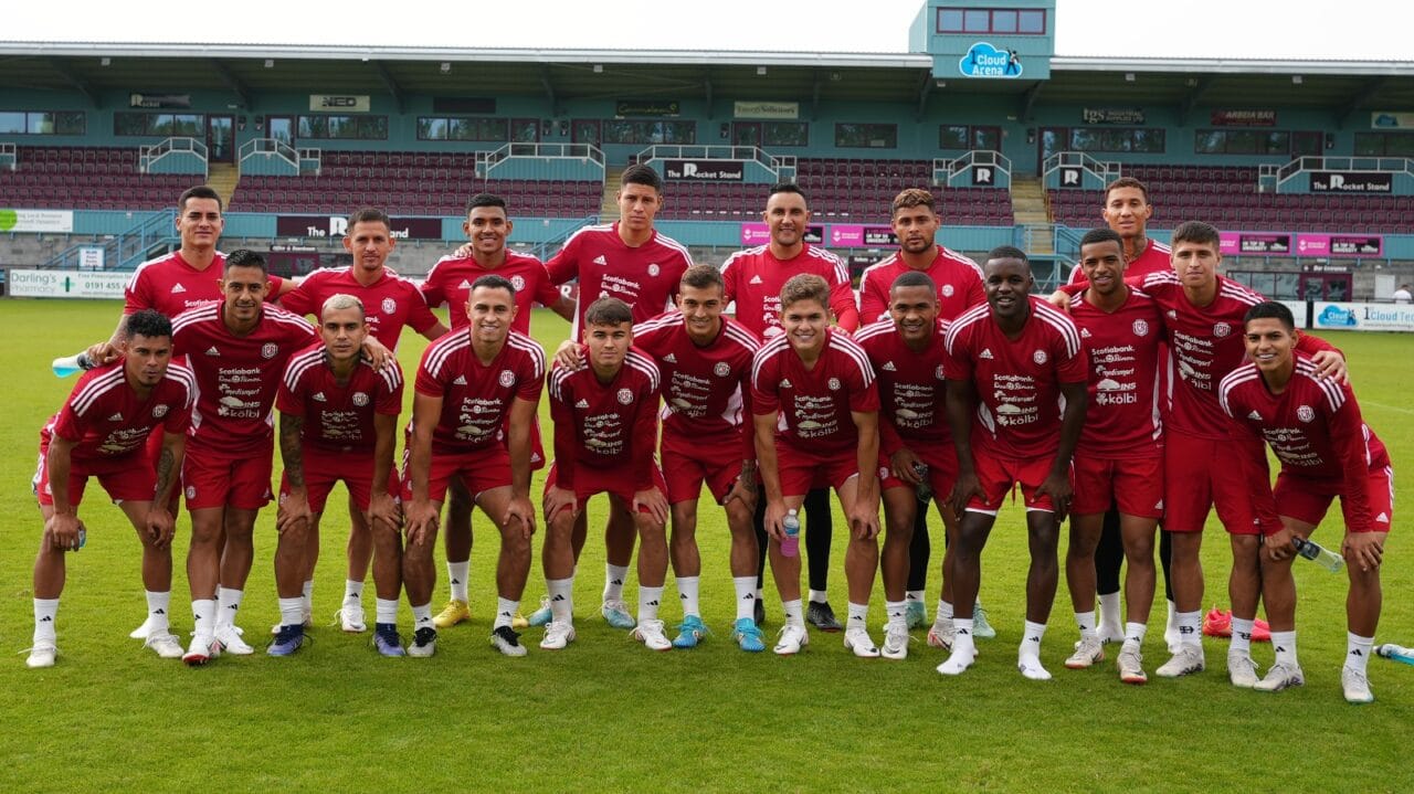 Costa Rica’s national team trains at South Shields FC