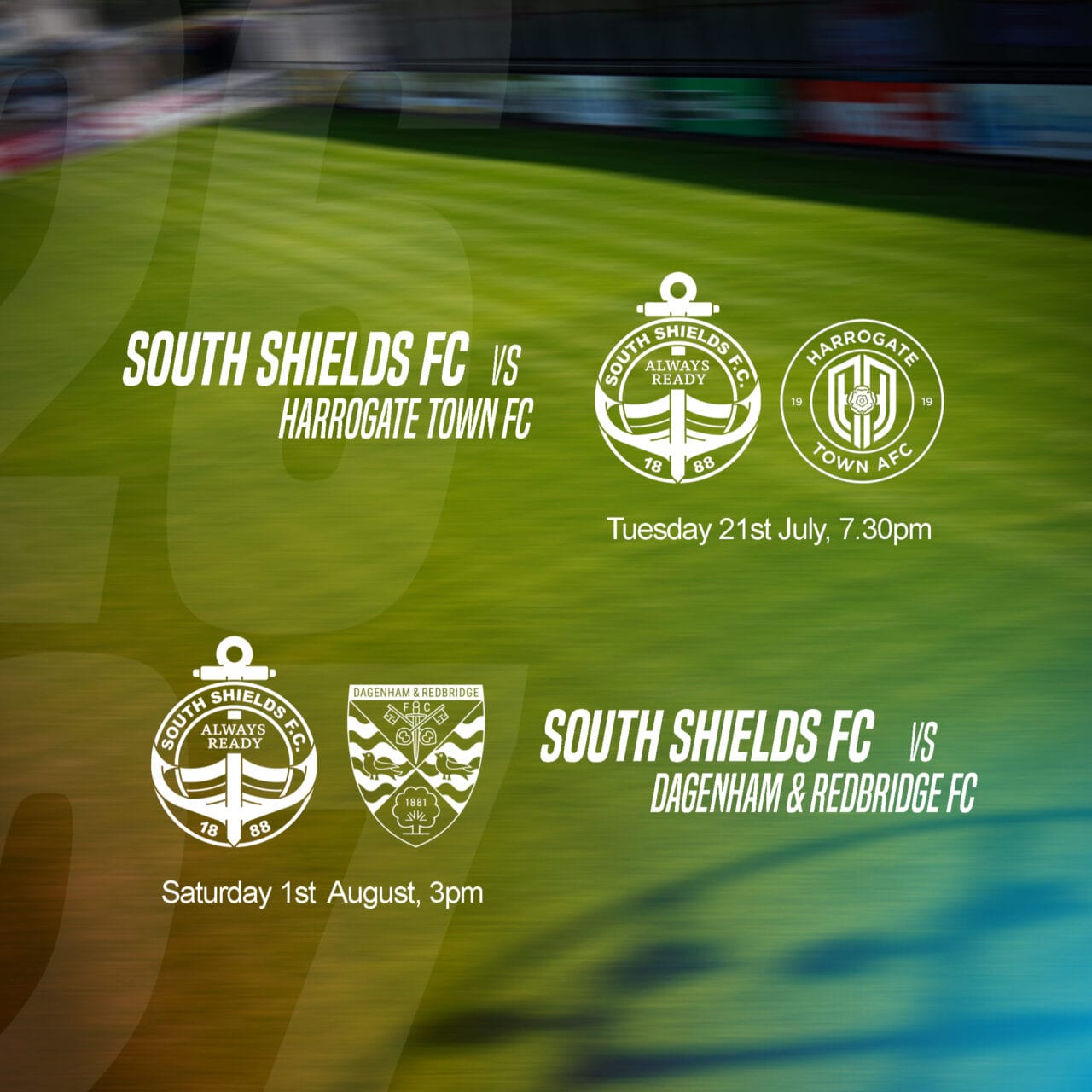 Pre-season tickets: Harrogate & Dagenham